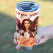 Red Head Under Gods Say You Are Stainless Steel Tumbler, Tumbler Cups For Coffee/Tea, Great Customized Gifts For Birthday Christmas Thanksgiving