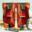 Personalized Violin Stainless Steel Tumbler, Tumbler Cups For Coffee/Tea, Great Customized Gifts For Birthday Christmas Thanksgiving
