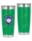 Counselor, Masked & Vaccinated Stainless Steel Tumbler, Tumbler Cups For Coffee/Tea