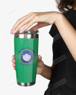 Counselor, Masked & Vaccinated Stainless Steel Tumbler, Tumbler Cups For Coffee/Tea