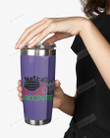 Masked And Vaccinated Stainless Steel Tumbler, Tumbler Cups For Coffee/Tea
