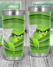 6 Feet People, Grinch Pulling The Curtain Stainless Steel Tumbler Cup For Coffee/Tea