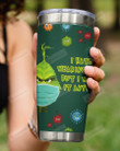 I Hate Wearing This, But I Wear It Anyway, Grinch Mask Stainless Steel Tumbler Cup For Coffee/Tea