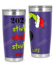 Lunch Lady, The Grinch Christmas Stainless Steel Tumbler, Tumbler Cups For Coffee/Tea
