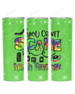 You Can't Scare I Am A Math Teacher Stainless Steel Tumbler, Tumbler Cups For Coffee/Tea