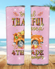 Greatful Thankful Blessed 4th Grade Teacher Stainless Steel Tumbler, Tumbler Cups For Coffee/Tea