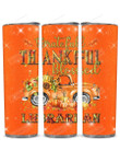 Greatful Thankful Blessed Librarian Stainless Steel Tumbler, Tumbler Cups For Coffee/Tea