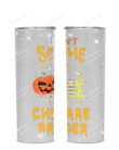 You Can't Scare Me I'm A Childcare Provider Pumpkin And Books Stainless Steel Tumbler, Tumbler Cups For Coffee/Tea