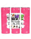 Gnomes Love Being Called 5th Grade Teacher Stainless Steel Tumbler, Tumbler Cups For Coffee/Tea