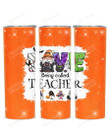 Love Being Called Teacher Gnomes Stainless Steel Tumbler, Tumbler Cups For Coffee/Tea