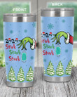 Personalized Custom Date, Christmas Stink Stank Stunk, Dropping Mask Stainless Steel Tumbler Cup For Coffee/Tea