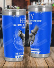 I'm A Husband To A Beautiful Wife With Wings Stainless Steel Tumbler, Tumbler Cups For Coffee/Tea