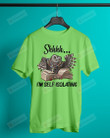 Reading Owl Shhhh I'm Self Isolating Short-Sleeves Tshirt, Pullover Hoodie, Great Gift For Thanksgiving Birthday Christmas