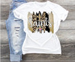 Saints Shirt, Leopard Saints Shirt, Women Shirt, New Orleans Saints Shirt, Birthday Gift