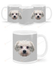 Artistic Low Poly Maltese Dog For Maltese Mugs Ceramic Mug 11 Oz 15 Oz Coffee Mug