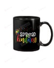 Spread Kindness Dandelion Flower LGBT Gay Rainbow Black Mugs Ceramic Mug Best Gifts For LGBT Pride Month Gay Pride 11 Oz 15 Oz Coffee Mug