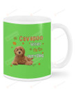 Cavapoo Kisses Fix Everything Ceramic Mug Great Customized Gifts For Birthday Christmas Thanksgiving 11 Oz 15 Oz Coffee Mug
