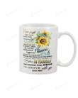 Personalized To My Daughter Never Foget How Much I Love You, Sunflowers Mug, Coffee Mug