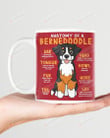 Anatomy Of A Bernedoodle Dog Ceramic Mug Great Customized Gifts For Birthday Christmas Thanksgiving 11 Oz 15 Oz Coffee Mug