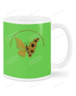 I Became A Teacher Because Your Life Is Worth My Time, Sunflower Butterfly Mugs Ceramic Mug 11 Oz 15 Oz Coffee Mug