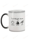 Sunshine Simple Woman Turtle Sunshine Coffee Mugs Ceramic Mug 11 Oz 15 Oz Coffee Mug