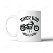Biker Dad Mug Gifts For Him, Father's Day ,Birthday, Anniversary Ceramic Coffee Mug 11-15 Oz