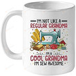 Sewing Mug, Not Regular Gramma I'm Cool Gramma Sew Awesome 11oz Coffee Mug, Sewing Girl, Guilting Hobby, Yarn Lover, Halloween Mug, Birthday Mug, Christmas Mug, New Year Mug