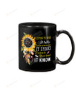 Native American Black Mugs Sunflower Dreamcatcher Listen To Wind It Talks Listen To The Silence Ceramic Mug Gifts For  Native American Lovers Native American Tribe  11 Oz 15 Oz Coffee Mug
