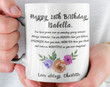 Customized Happy 18th Birthday Mug For Her 18 Year Old Daughter Custom Name From Friends Family Husband Wife On Christmas Halloween Birthday Thanksgiving Day Back To School