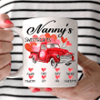Personalized Nanny's Sweethearts Truck Ceramic Mug Great Customized Gifts For Birthday Christmas Thanksgiving Anniversary 11 Oz 15 Oz Coffee Mug