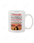 Personalized To My Granddaughter Sunset Scene Ceramic Mug From Grandma I will Always Be There To Love You And I Will Always Be There To Support You Beautiful Birthday Christmas Gifts