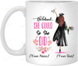 Personalized She Believed She Could Senior 2021 Gift For Daughter, Sister, Bestfriend, Girlfriend - Graduation During Pandemic Coffee Mug