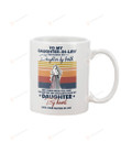 Personalized To My Daughter-in-law Mug Vintage You Aren't My Daughter By Birth But I Knew From The Start You Are Put On This Earth To be My Daughter Coffee Mug