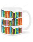 Book Shelf Mug 11 15 Oz Ceramic Mug Birthday Christmas Gifts For Librarian Bibliophile Book Lover Bookish Bookworm Reading Lover Book Reader Student Friends