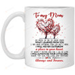 Couple Heart Tree Mug To My Mom, What I Learned From You Mug, Gifts For Mom, Meaningful Present For Mom, Best Gifts For Mom, Mother Cup, Gifts For Mama, White Ceramic Mug 11oz 15oz