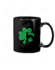 Whippet Puppy Shamrock Mug Happy Patrick's Day , Gifts For Birthday, Mother's Day, Father's Day Ceramic Coffee 11-15 Oz