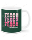 Counselor Hashtag Teach Confidence, Teach Kindness Teach Compassion, Dark Green Mugs Ceramic Mug 11 Oz 15 Oz Coffee Mug