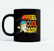 Reel Cool Daddy Mug From Son Daughter Gifts For Dad Cool Fishing Theme Fishing Lovers Ceramic Mug Great Customized Gifts For Birthday Christmas Thanksgiving Father's Day 11 Oz 15 Oz Coffee Mug