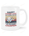 Retro Happy Father's Day Mug Dad Thanks For Not Letting Mum Swallow Me Mug Best Gifts From Son And Daughter To Dad On Father's Day 11 Oz - 15 Oz Mug