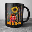 Hippie Mug Hippie Girl Gifts Be Kind American Flag Mug Sunflower Mug Coffee Mug Funny Mug Gifts Birthday Gifts Women's Day Gifts Valentine Gifts - printed art quotes 11, 15 Oz Mug