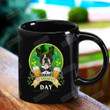Funny Boston Terrier Drink Beer Lovers Black Leprechaun Mug Happy Patrick's Day , Gifts For Birthday, Anniversary Ceramic Coffee 11-15 Oz