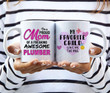 I'm A Proud Mom Of A Freaking Awesome Plumber Mug Gifts For Mom, Her, Mother's Day ,Birthday, Anniversary Ceramic Changing Color Mug 11-15 Oz