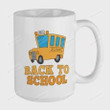 Back to School Doodle School Bus White Mugs Ceramic Mug Great Customized Gifts For Birthday Christmas Thanksgiving Back To School Day 11 Oz 15 Oz Coffee Mug