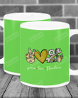 Peace Love Mechanic Ceramic Mug Great Customized Gifts For Birthday Christmas Anniversary 11 Oz 15 Oz Coffee Mug