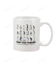 Know Your Penguins Mug Gifts For Birthday, Thanksgiving Anniversary Ceramic Coffee 11-15 Oz