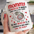 Personalized Elephant Mommy This Mother'S Day I'M Snuggled Warm And Safe In Your Tummy Mug Gifts For New First Mom To Be From The Bump Mug