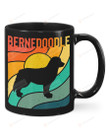 Bernedoodle Vintage Retro Dog Ceramic Mug Great Customized Gifts For Birthday Christmas Thanksgiving 11 Oz 15 Oz Coffee Mug