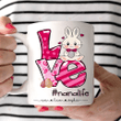 Personalized Nana Life - Easter White Bunny White Mugs Ceramic Mug 11 Oz 15 Oz Coffee Mug