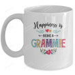 Happiness Is Being A Grammie For The First Time Mothers Day Mug Gifts For Her, Mother's Day ,Birthday, Anniversary Ceramic Coffee  Mug 11-15 Oz