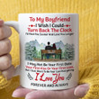 Personalized To My Boyfriend I Wish I Could Turn Back The Clock Mug Gifts For Couple Lover , Husband, Boyfriend, Birthday, Anniversary Customized Name Ceramic Coffee Mug 11-15 Oz